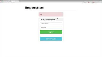 Håndtering af fejl - Del 1 af 2 | Byg et brugersystem i PHP (serie)