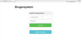 Validering af login-data fra brugersystemet | Byg et brugersystem i PHP (serie)