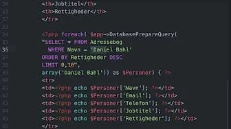 Prepared Statements: Den rigtige måde at gøre det på! | PHP og databaser