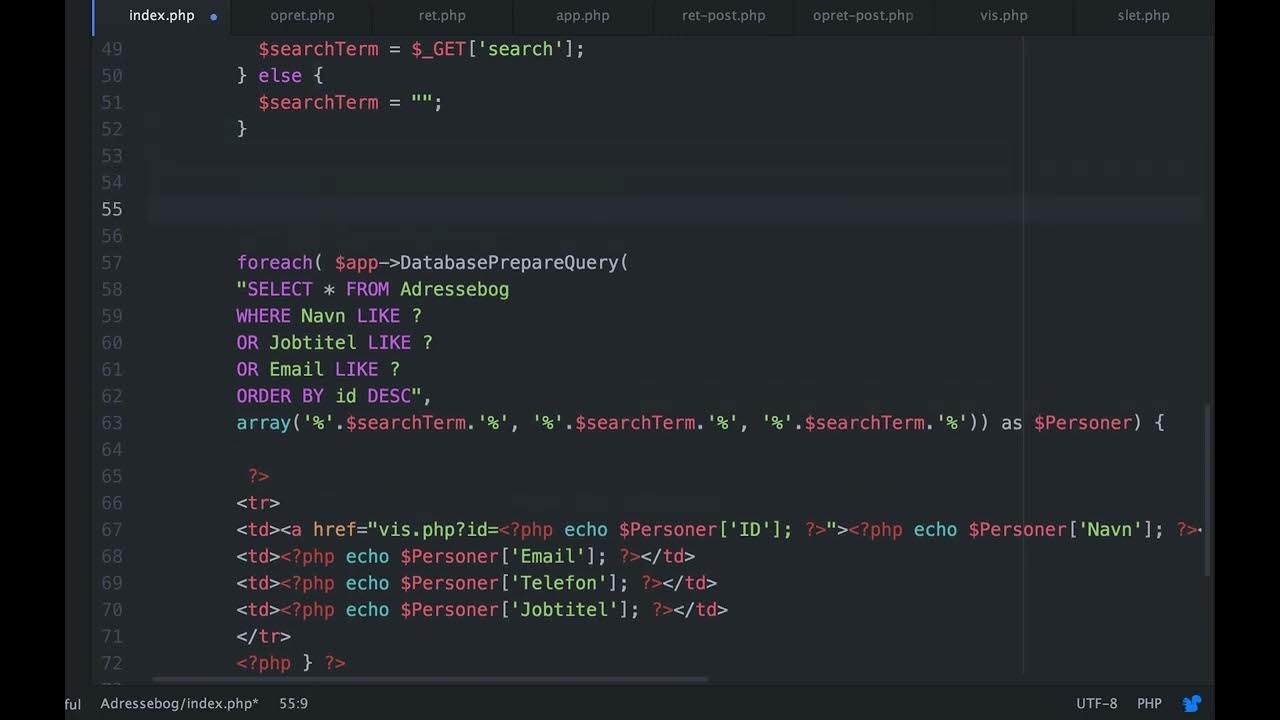 Optælling af data i MySQL - Antal rækker | PHP og databaser