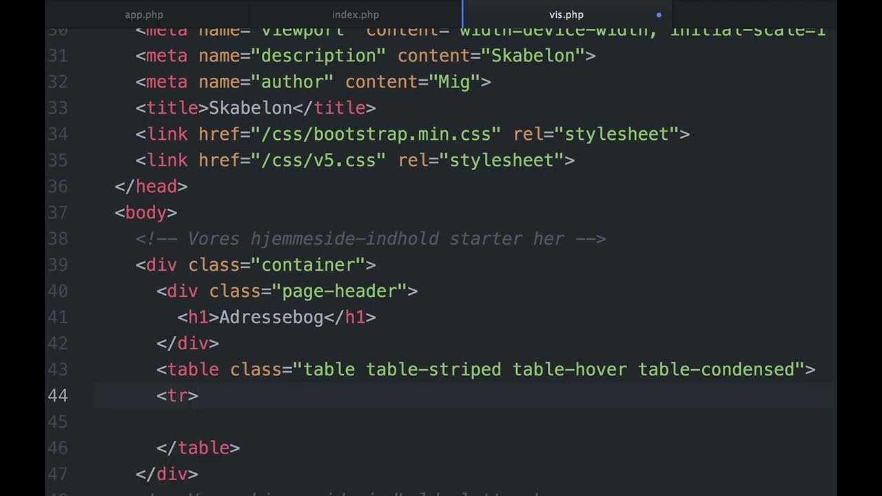 Detaljeret visning (Hent fra databasen) | PHP og databaser