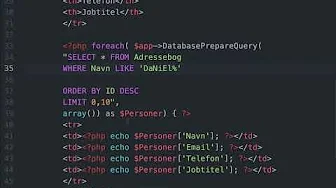 SQL-sproget: WHERE/OR =/LIKE | PHP og databaser