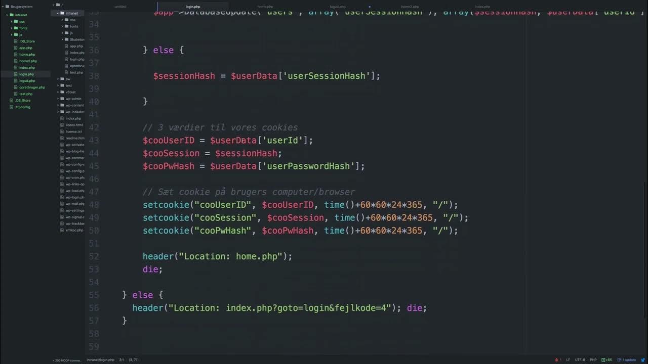 Log ud-knappen | Byg et brugersystem i PHP (serie)