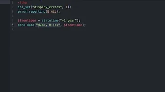 PHP, dato-håndtering og opslagsværktøj | PHP for begyndere