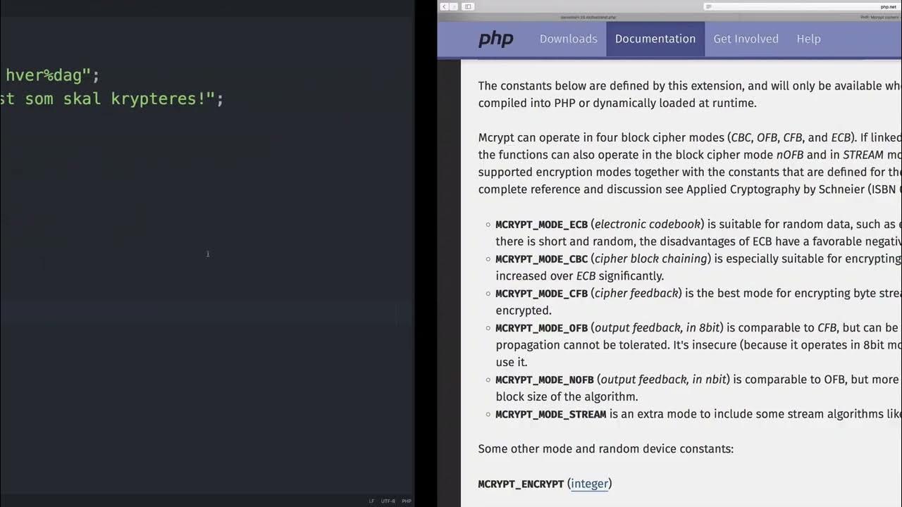 Kryptering af data i PHP