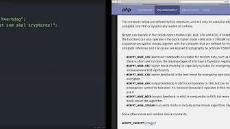 Kryptering af data i PHP
