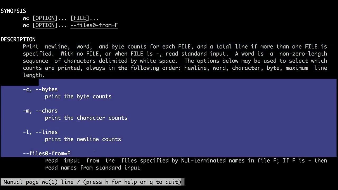 Wordcount (wc) til optælling af indhold i filer | Lær Linux for begyndere (serie)
