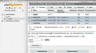 Database-opbygning af MySQL til vores brugersystem | Byg et brugersystem i PHP (serie)