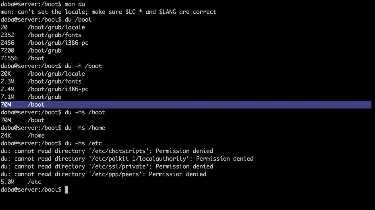 du og df | Lær Linux for begyndere (serie)
