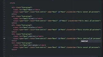 Sæt data ind i vores database (Del 1 af 2) | PHP og databaser