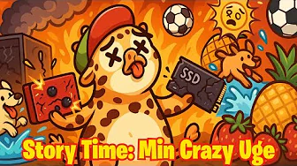 Story-time: Min GamerPC døde 😵💥 Bahloo i Poolen, Fodbold, Ananas & Jordbær! 🍓