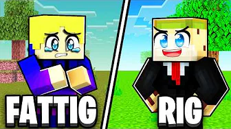 Bytter liv med en fattig for en dag i Minecraft