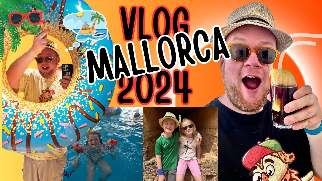 Kom med på ferie til Mallorca med girafpingvin #vlog ☀️🏖️🇪🇸