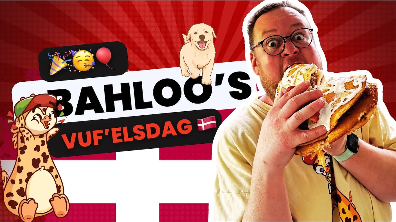 Bahloo fødselsdag: Hunde Kage og Gaver