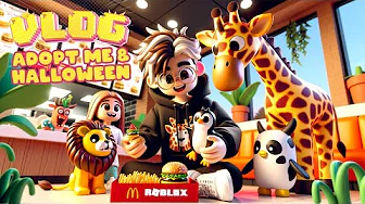 Adopt Me Surprise på McD & Halloween VLOG med Tilde