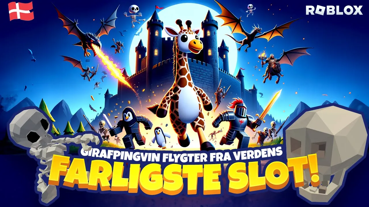 Hjælp Mig med at Flygte fra Verdens Farligste Slot i Roblox! Obby