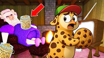 Mormor Jagter Mig i COOKIE-OBBY kl. 00:00!!