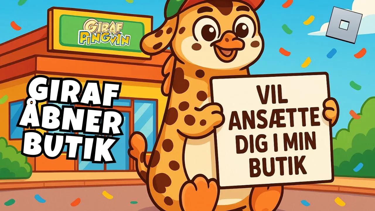 Jeg vil ansætte DIG i min MEGA-BUTIK i ROBLOX! 🏪🦒🐧