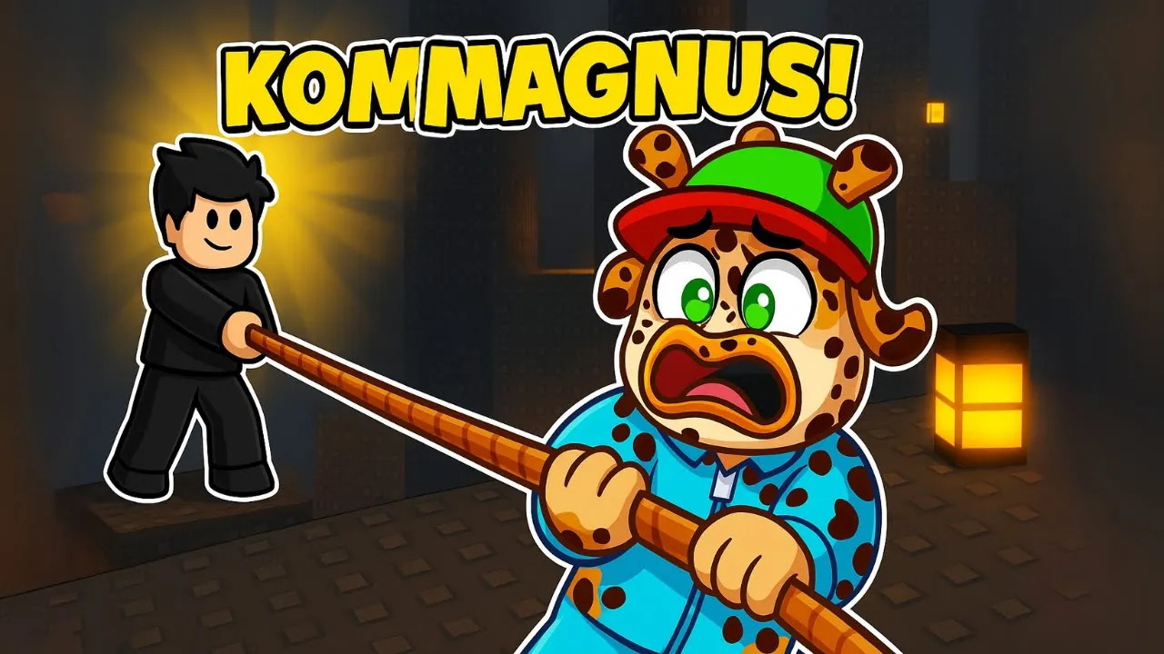 Kan min Søn og Jeg klare en Obby BUNDET SAMMEN?! 😱