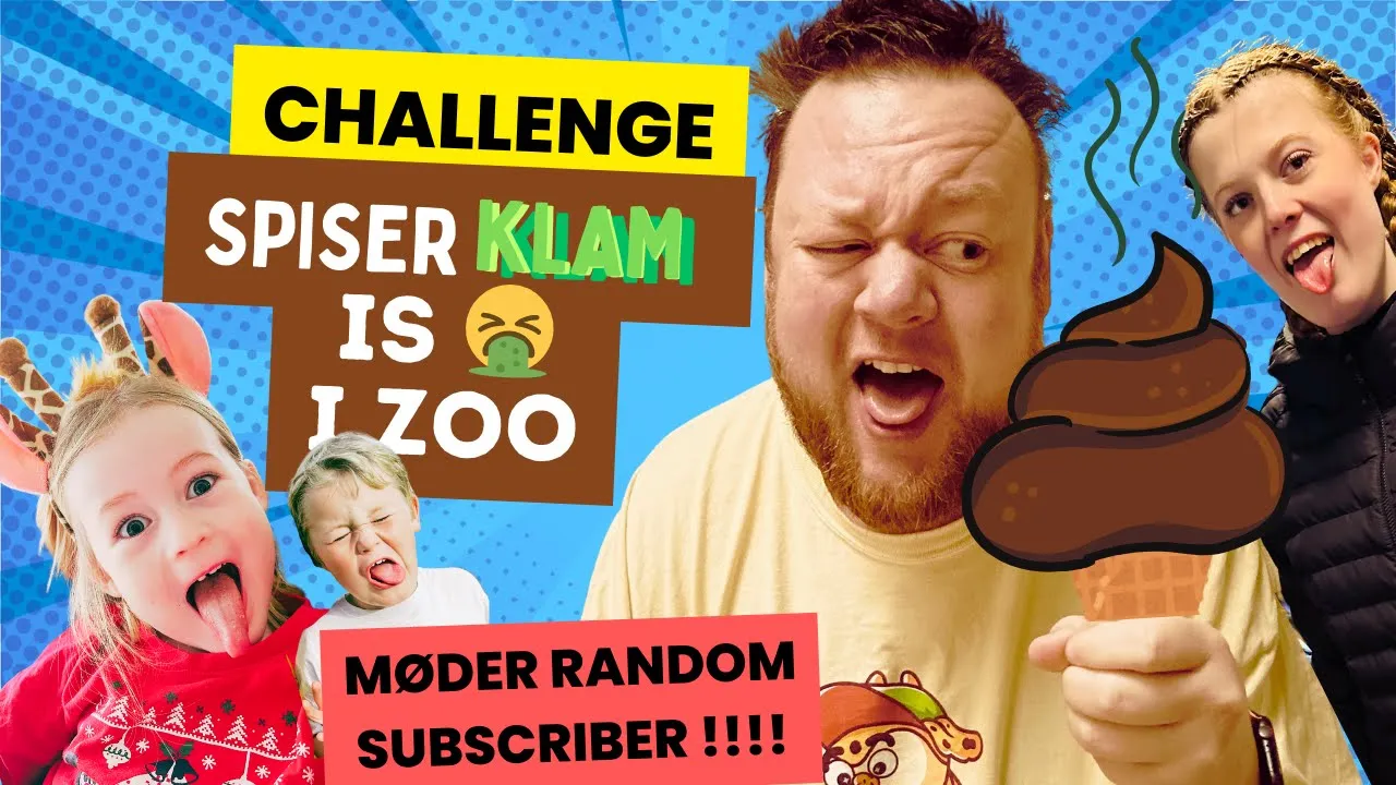 Klam softice i Aalborg Zoo med en Tilfældig Subscriber fra kanalen 🍦🌶️🧅🤮 #Challenge