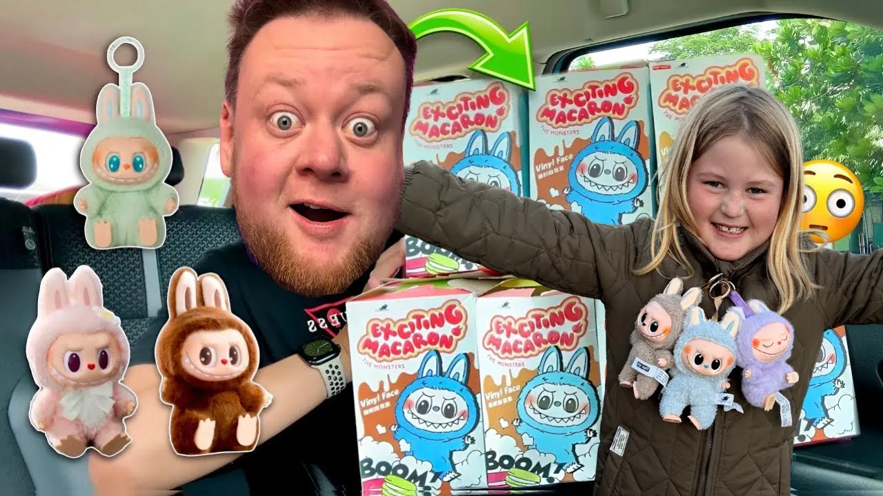 Se de 3 mystiske Labubu's Tilde og jeg får!