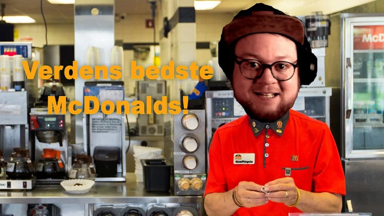 Bygger en McD med firkantede 🍔 burgers og ⚔️ svær! - Roblox McDonalds Tycoon Dansk med girafpingvin