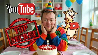 Får en gave fra YouTube i USA - girafpingvin bliver 2 år!