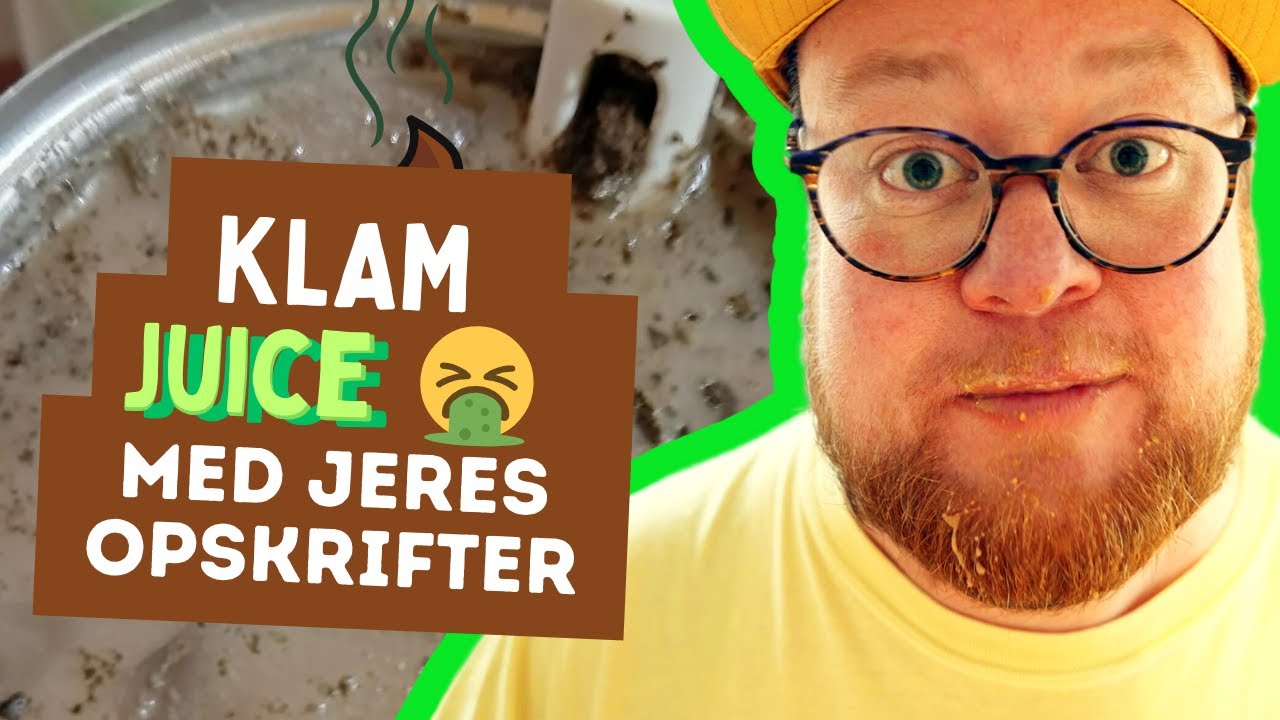 Drikker Snickers-Juice med Jeres opskrifter 🤮