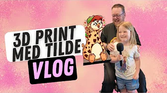 3D Printer og Maler: Hjerter ❤️ og Girafpingviner 🦒🐧 med Tilde #VLOG