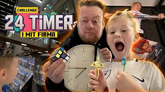 Overlever 24 TIMER i mit firma CHALLENGE! med min søn!