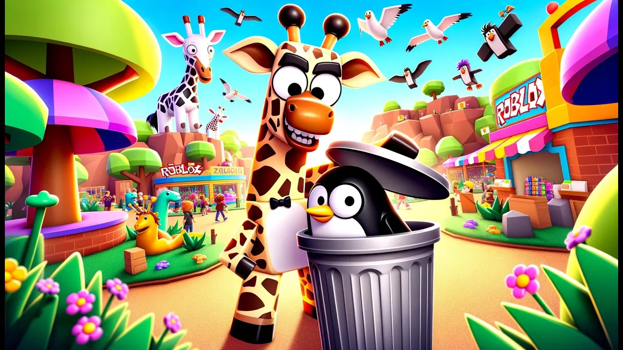 Gemmeleg i Roblox 🦒🐧 Spiller Jenna Hide and Seek - Roblox Dansk