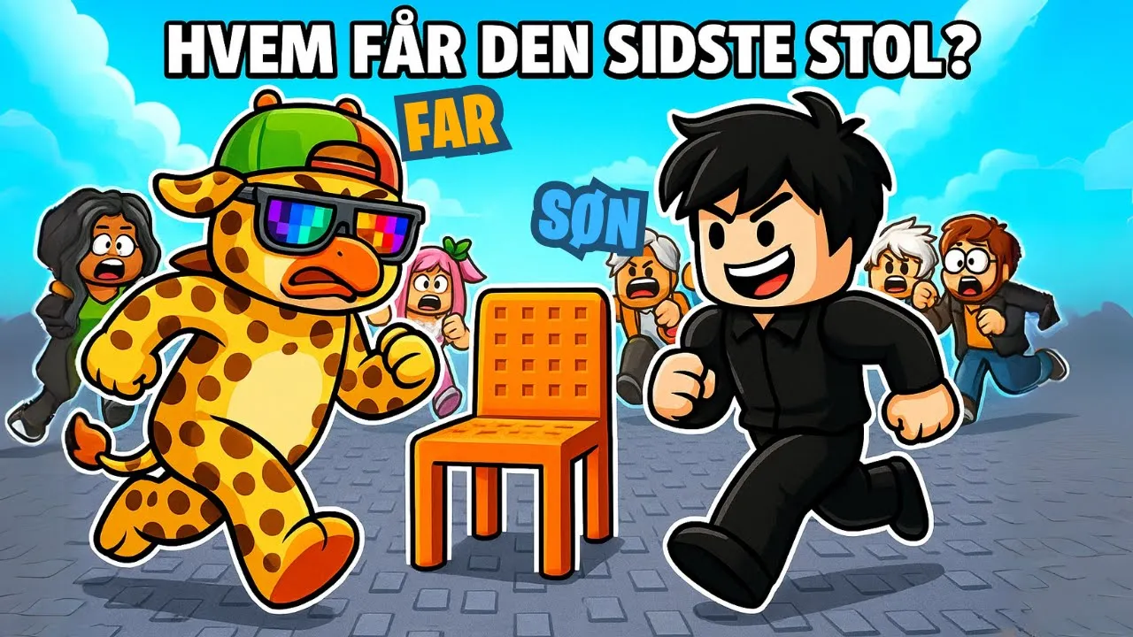 FAR mod SØN: Kampen om den SIDSTE STOL i Roblox!