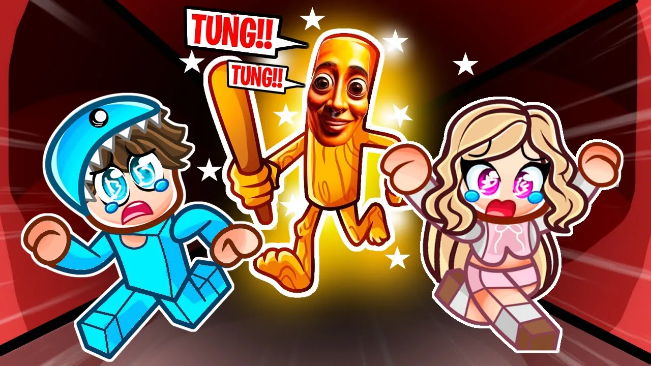 Jeg FLYGTER fra TUNG TUNG TUNG SAHUR i Roblox!