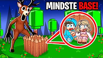 Vi Bygger Den MINDSTE BASE I 99 Nights In The Forest!