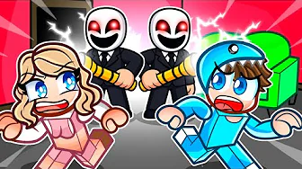 Vi Flygter Fra Onde Røvere med Frosty I Roblox