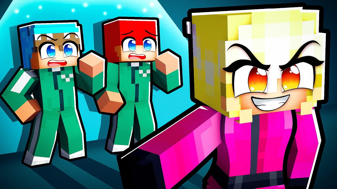Jeg REDDER mine VENNER som SQUID GAME VAGT i Minecraft!
