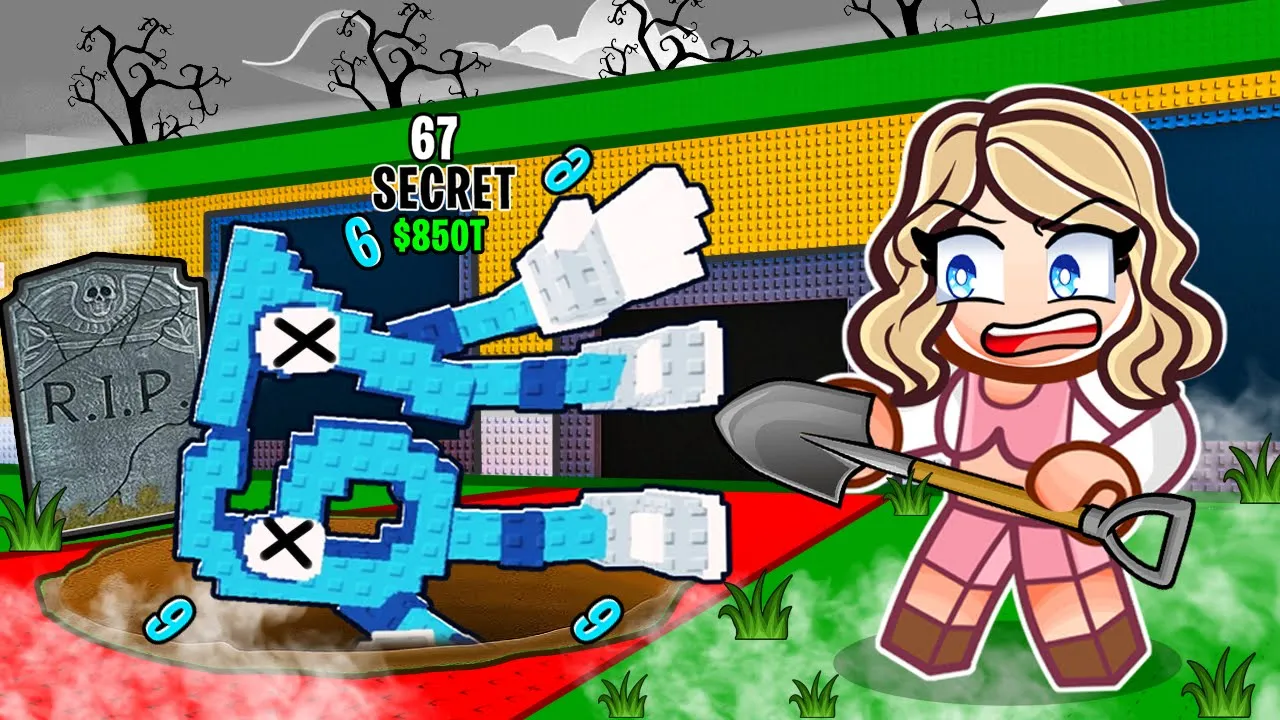 Jeg Begraver ALLE BRAINROTS I Roblox RIP Brainrot!