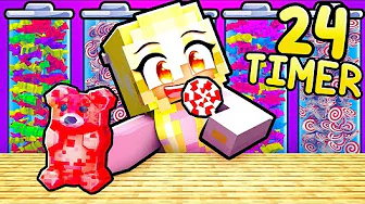 24 Timer i En SLIKBUTIK i Minecraft!