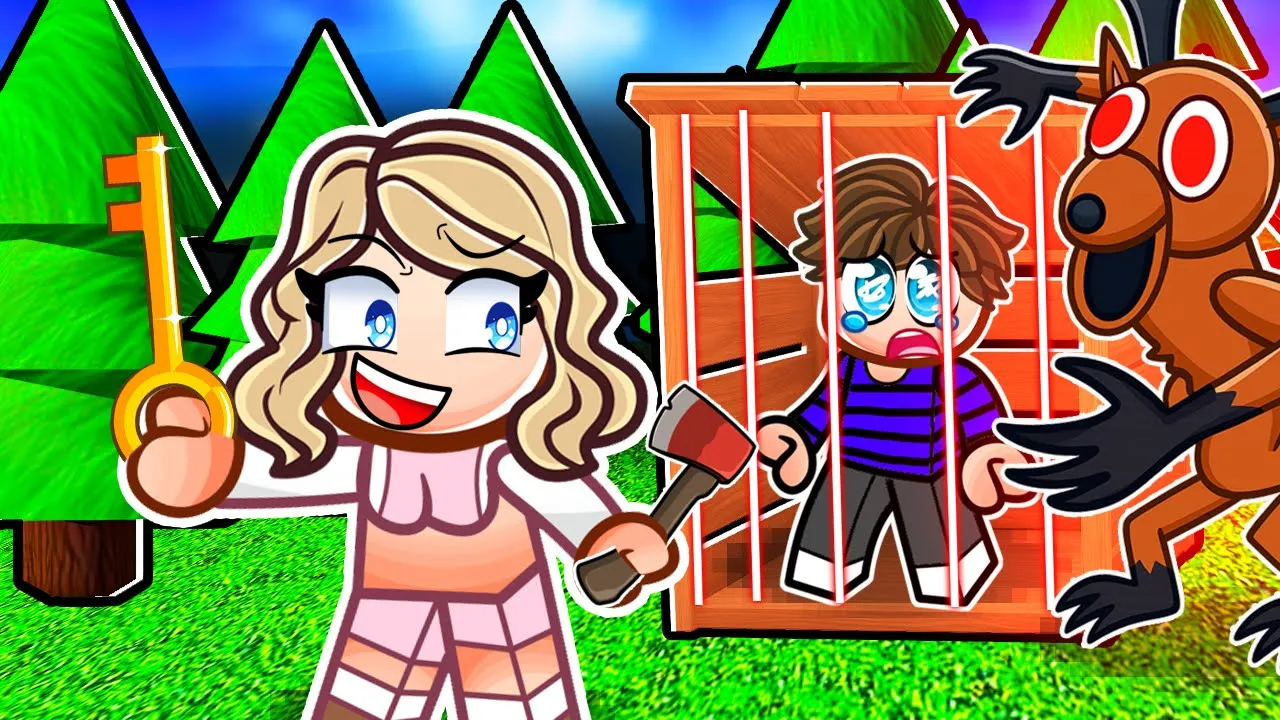 Jeg Spærrer Judex Inde PRANK i 99 Nights in The Forest!