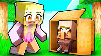 Jeg Adopterer En DUM Villager I Minecraft!