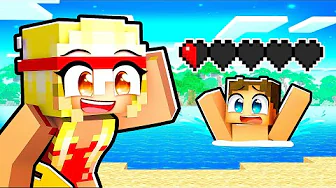 Jeg Arbejder Som PIGE LIVREDDER i Minecraft!