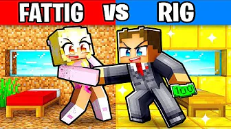 Et Liv Som FATTIG vs RIG i Minecraft!