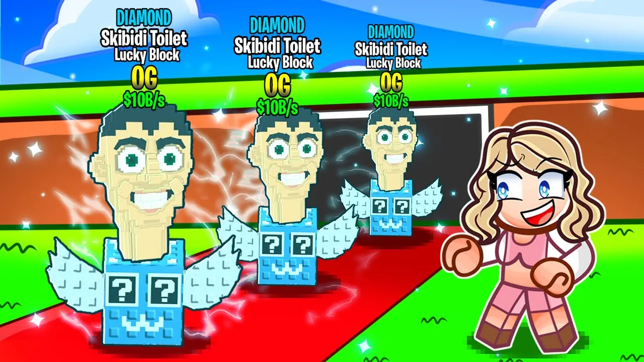 Jeg Får En MEGA SJÆLDEN OG Lucky Block I Steal A Brainrot!