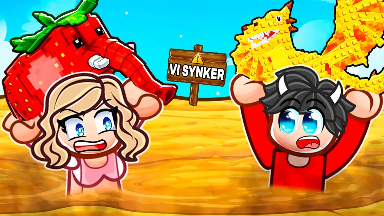 Kan Mig Og Shadys Overleve Kviksand I Roblox?