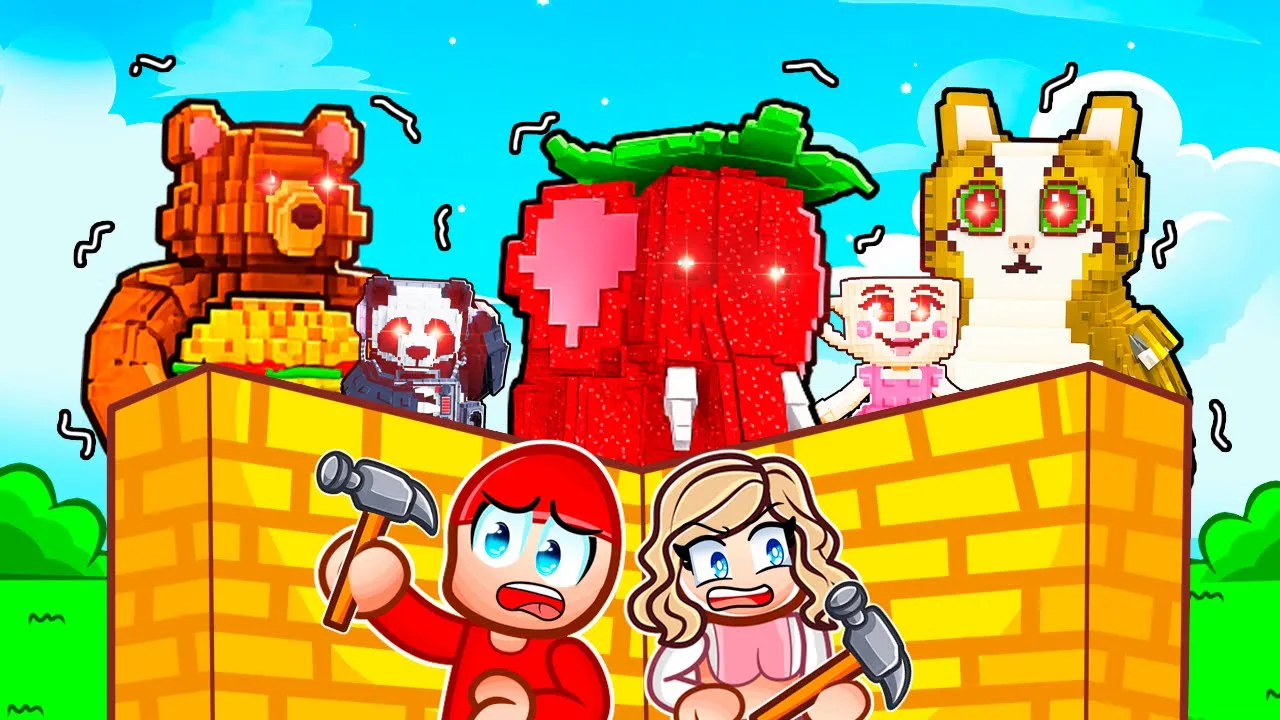 Vi Skal Bygge For At Flygte Fra Brainrots I Roblox!