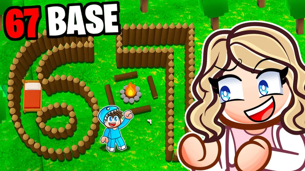 Vi Bygger En 67 BASE I 99 Nights In The Forest!