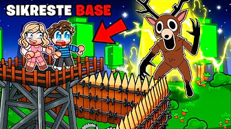 Judex Og Jeg Bygger Den ULTIMATIVT SIKRESTE Base I 99 Nights In The Forest!