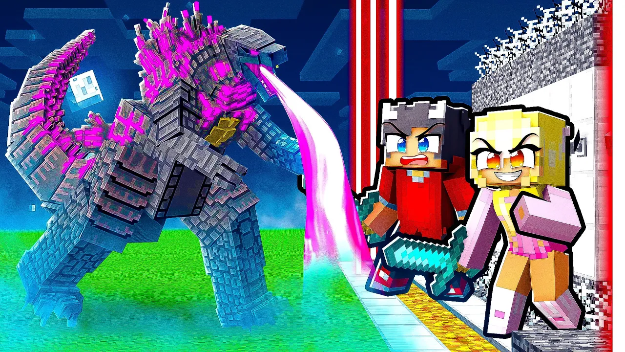 KÆMPE GODZILLA vs SIKRESTE HUS i Minecraft!