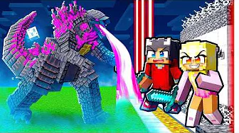 KÆMPE GODZILLA vs SIKRESTE HUS i Minecraft!