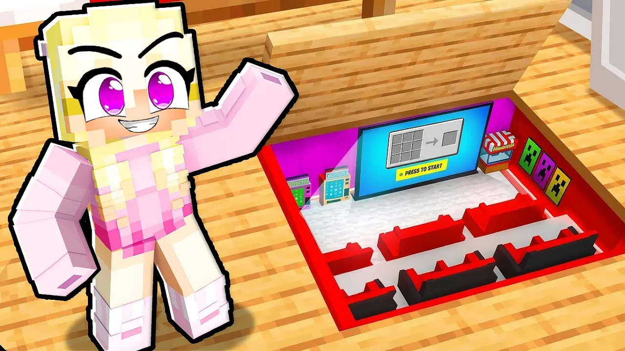 Jeg Bygger En HEMMELIG BIOGRAF I Minecraft!